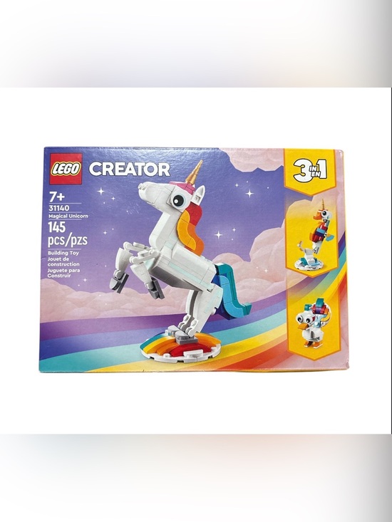 Lego Other - Lego Creator White Unicorn with Rainbow Mane and Tail